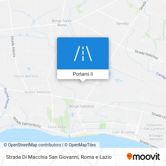 Mappa Strada Di Macchia San Giovanni