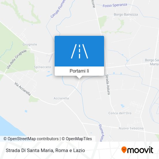 Mappa Strada Di Santa Maria
