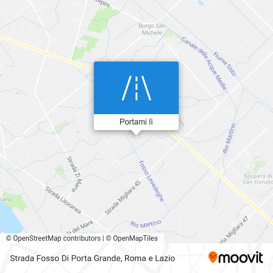 Mappa Strada Fosso Di Porta Grande