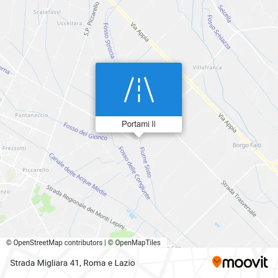 Mappa Strada Migliara 41