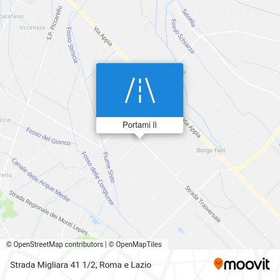 Mappa Strada Migliara 41 1/2