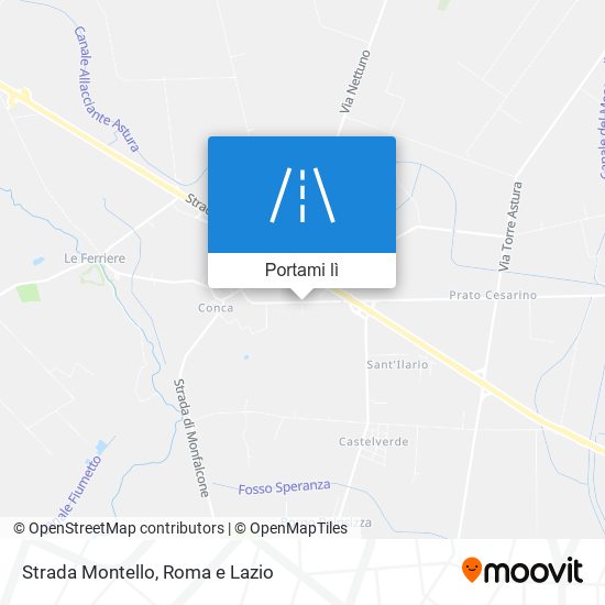 Mappa Strada Montello
