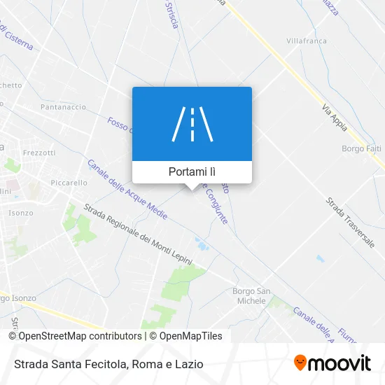 Mappa Strada Santa Fecitola