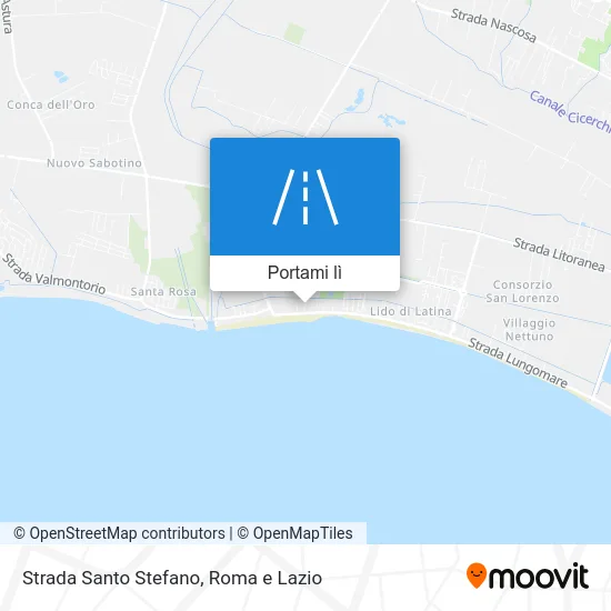 Mappa Strada Santo Stefano