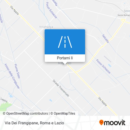 Mappa Via Dei Frangipane