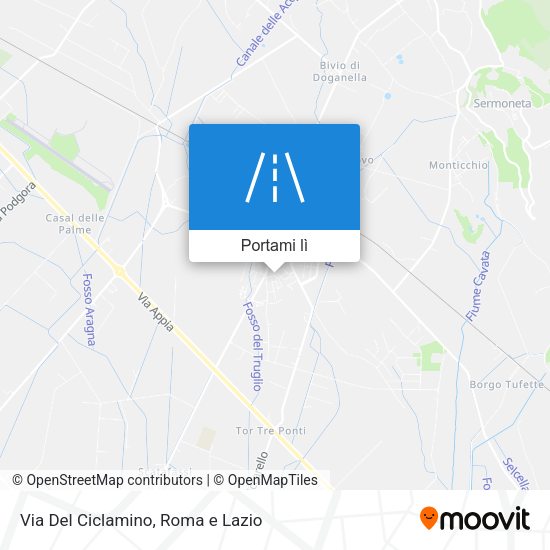 Mappa Via Del Ciclamino