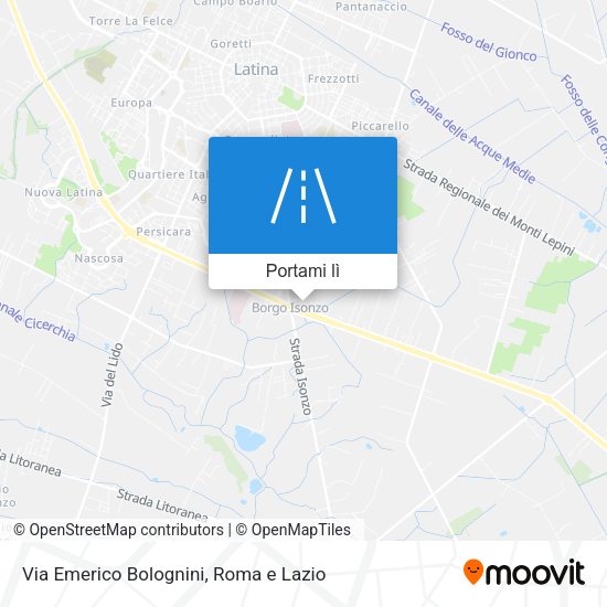 Mappa Via Emerico Bolognini