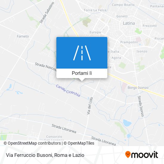 Mappa Via Ferruccio Busoni