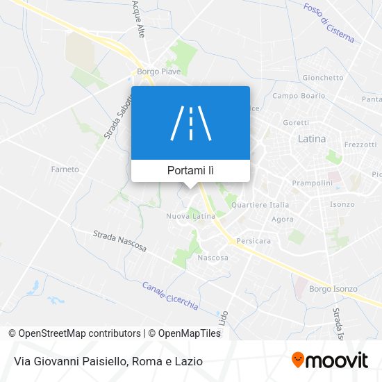 Mappa Via Giovanni Paisiello