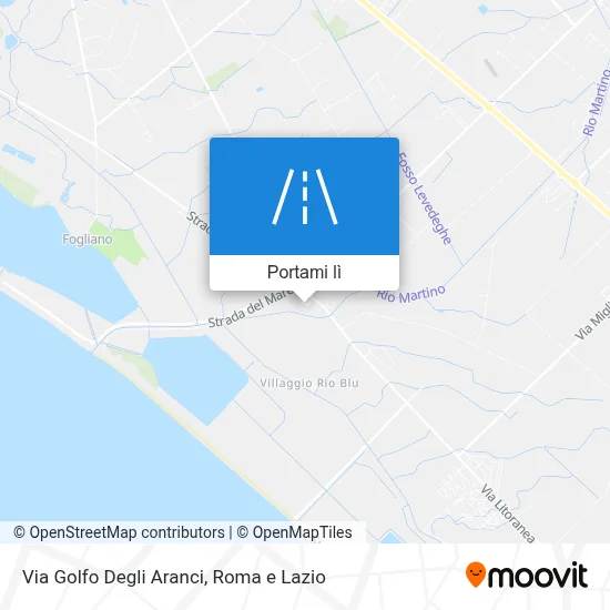 Mappa Via Golfo Degli Aranci