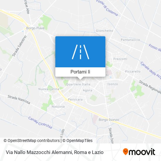 Mappa Via Nallo Mazzocchi Alemanni