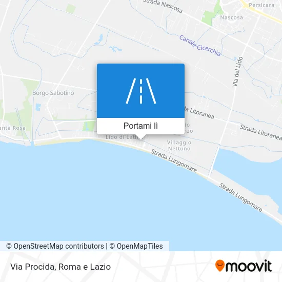 Mappa Via Procida