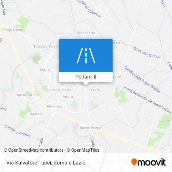 Mappa Via Salvatore Tucci