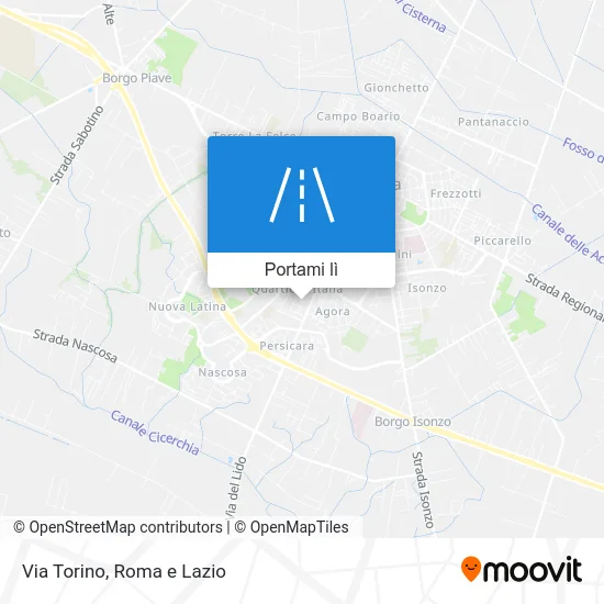 Mappa Via Torino