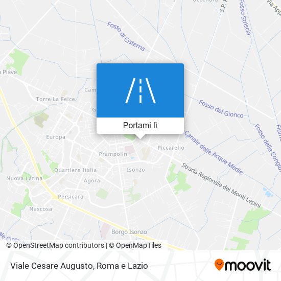 Mappa Viale Cesare Augusto