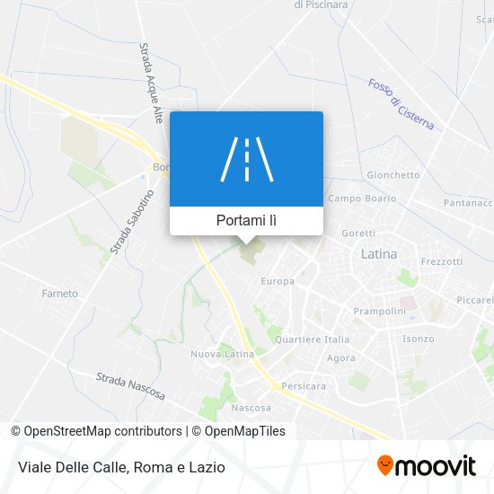 Mappa Viale Delle Calle