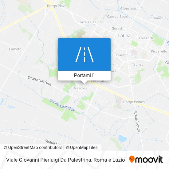 Mappa Viale Giovanni Pierluigi Da Palestrina