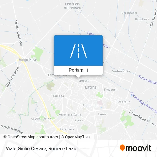 Mappa Viale Giulio Cesare