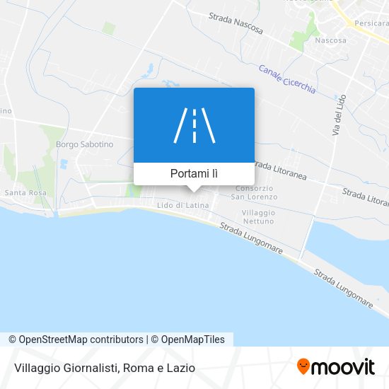 Mappa Villaggio Giornalisti