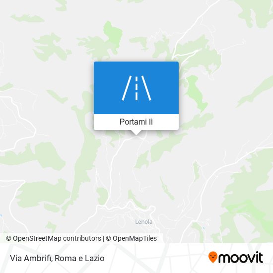 Mappa Via Ambrifi