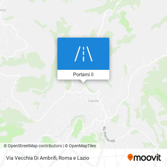 Mappa Via Vecchia Di Ambrifi