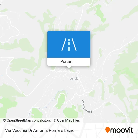 Mappa Via Vecchia Di Ambrifi