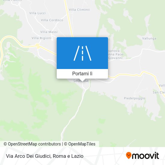 Mappa Via Arco Dei Giudici