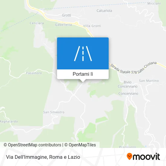 Mappa Via Dell'Immagine