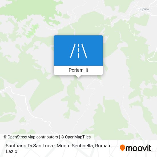 Mappa Santuario Di San Luca - Monte Sentinella