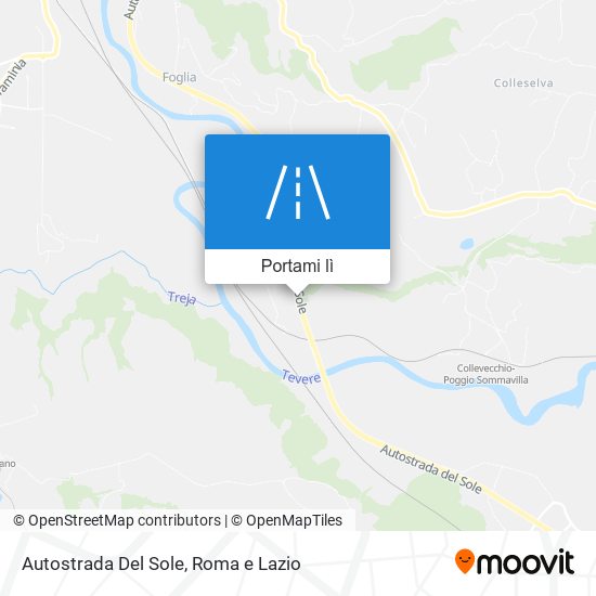 Mappa Autostrada Del Sole