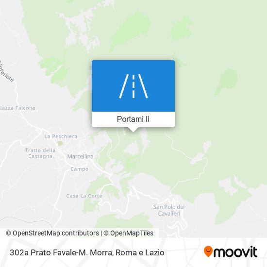 Mappa 302a Prato Favale-M. Morra