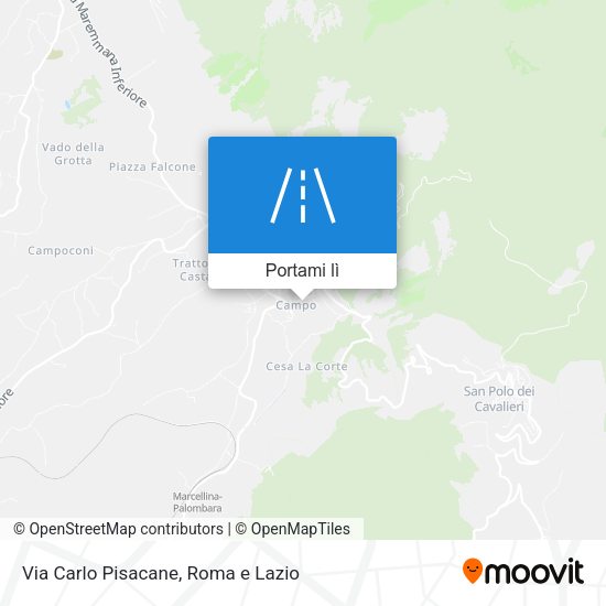 Mappa Via Carlo Pisacane
