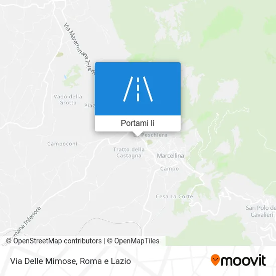 Mappa Via Delle Mimose