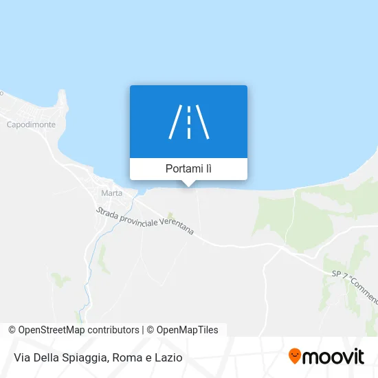 Mappa Via Della Spiaggia
