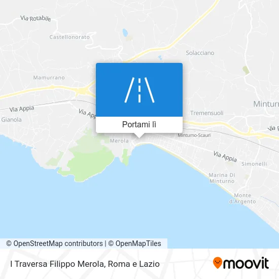 Mappa I Traversa Filippo Merola