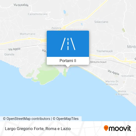 Mappa Largo Gregorio Forte