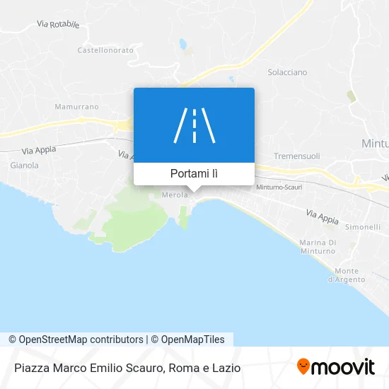 Mappa Piazza Marco Emilio Scauro