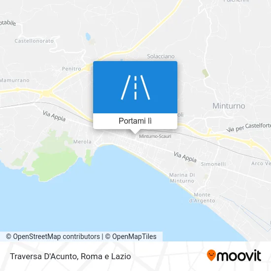 Mappa Traversa D'Acunto