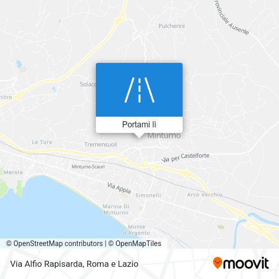 Mappa Via Alfio Rapisarda