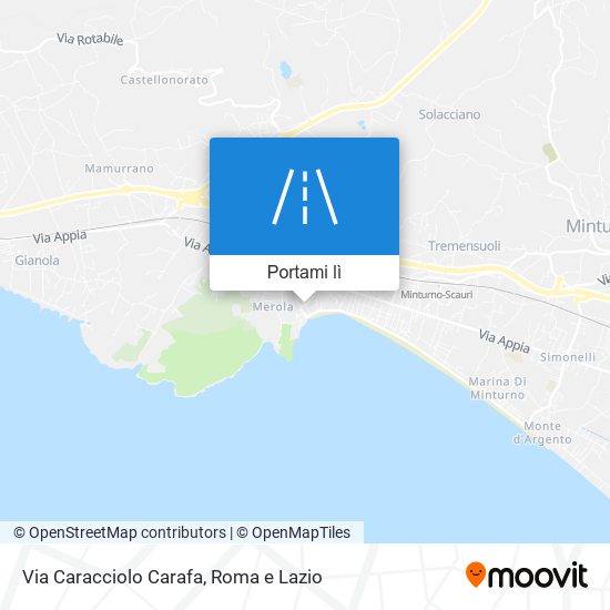 Mappa Via Caracciolo Carafa