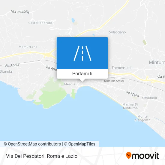 Mappa Via Dei Pescatori