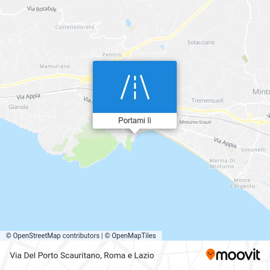 Mappa Via Del Porto Scauritano