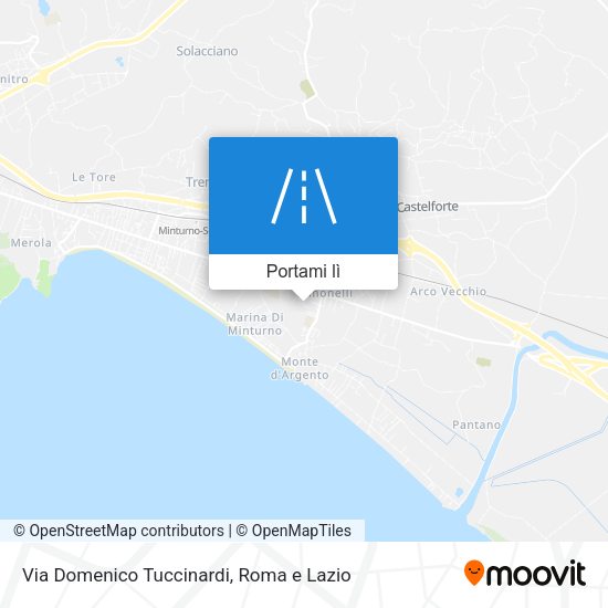 Mappa Via Domenico Tuccinardi