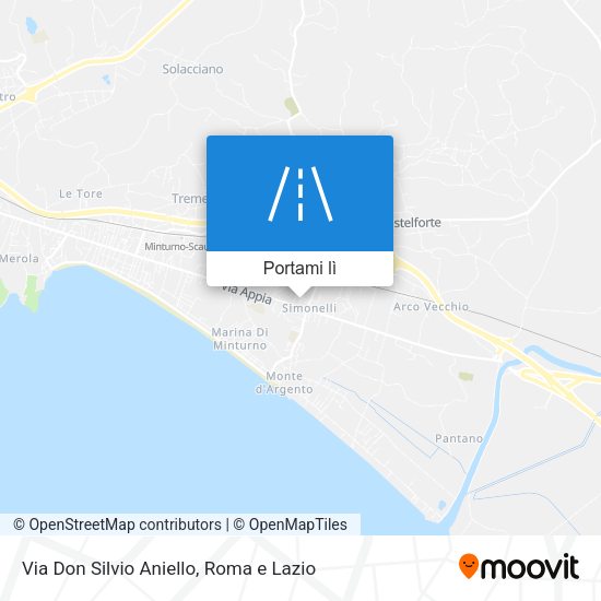 Mappa Via Don Silvio Aniello