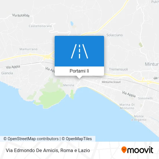 Mappa Via Edmondo De Amicis