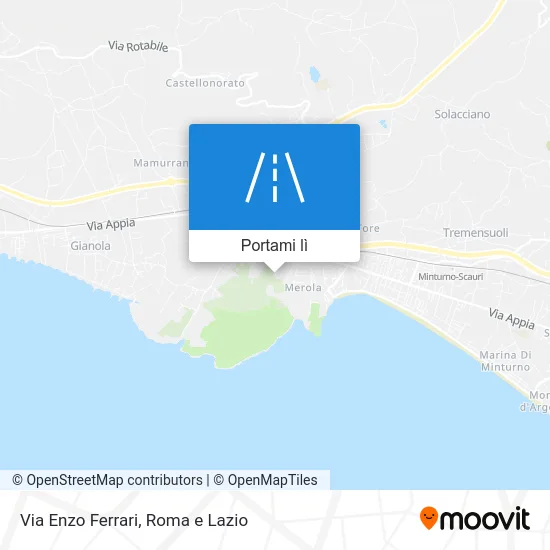 Mappa Via Enzo Ferrari