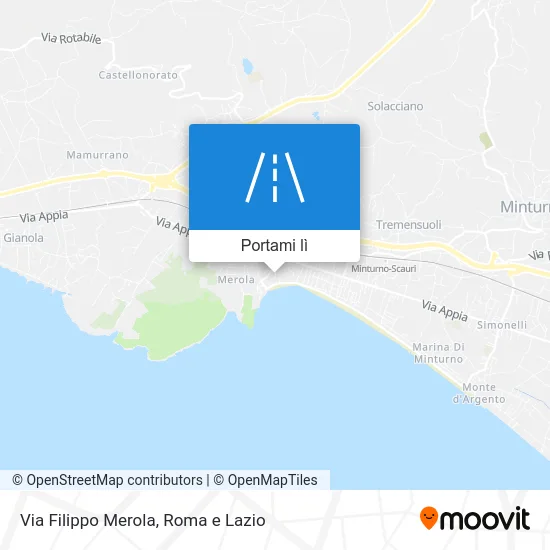 Mappa Via Filippo Merola