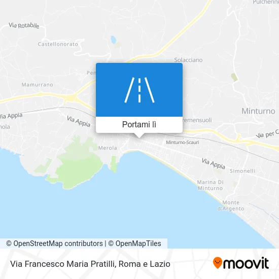 Mappa Via Francesco Maria Pratilli