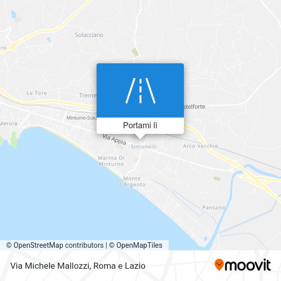 Mappa Via Michele Mallozzi