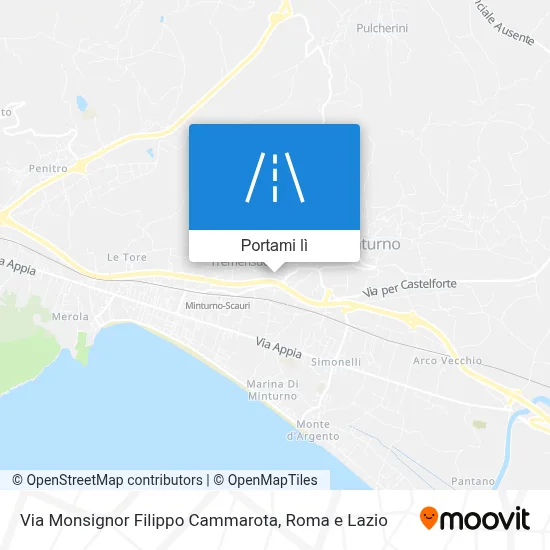 Mappa Via Monsignor Filippo Cammarota